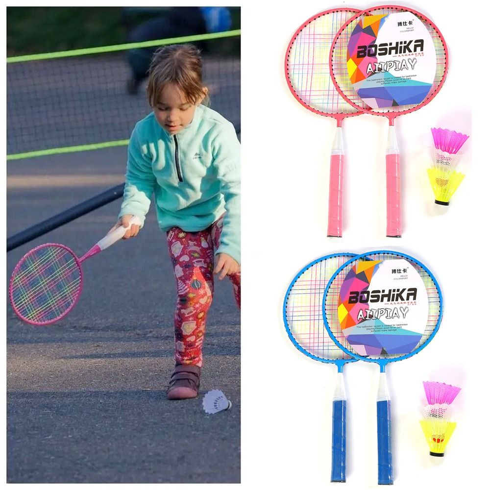 Badminton League - Kinder Leichte Badmintonschläger Familienspiel Spielzeug Eisenlegierung