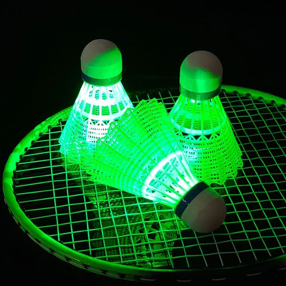 Badminton League - Leuchtende LED-Badminton-Beleuchtungsbälle, leuchtende Badmintonbälle, bunte, leichte