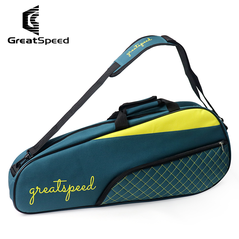 Badminton World - Greatspeed 3–6 Stück Tennisschläger-Badmintonschläger-Sporttasche, One-Shoulder-Pack, für
