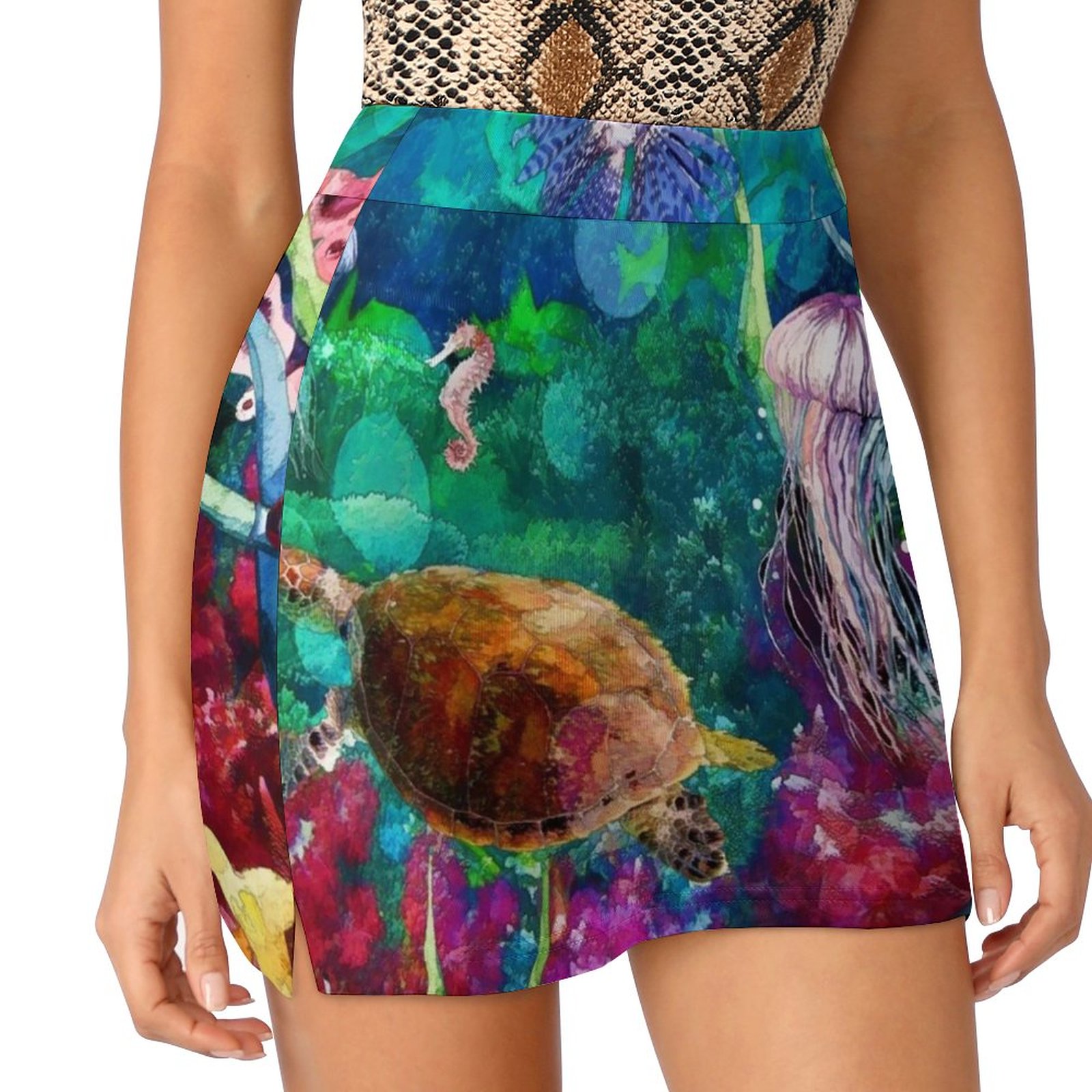 Turtles On The Reef Damenrock  – Badminton Minion Bewertung und Preis