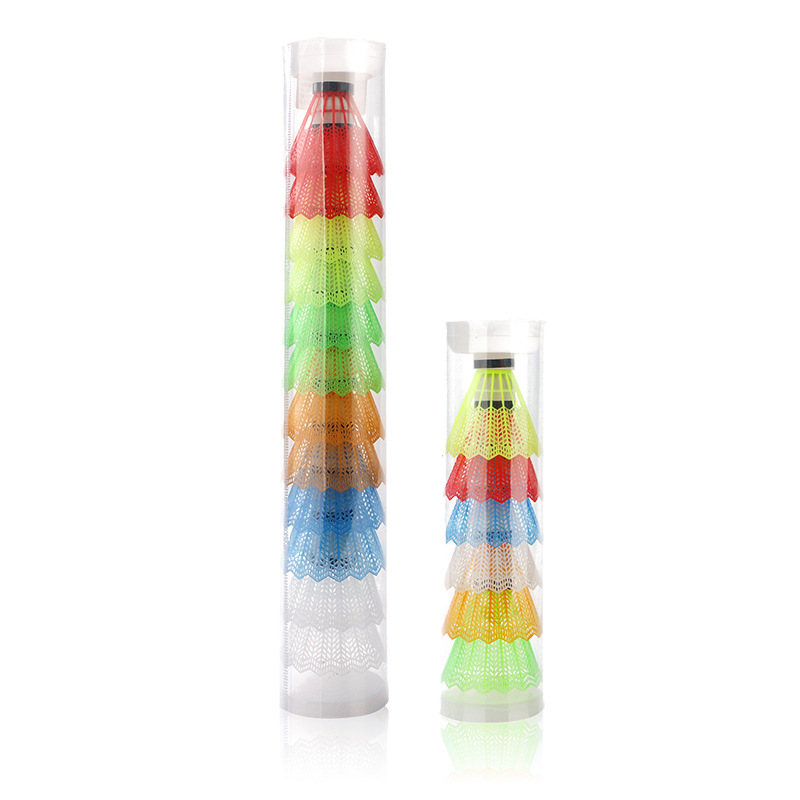 6/12 Stück bunte Badmintonbäll – Badminton League Bewertung und Preis