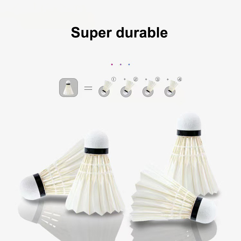 3/6 Stück Badmintonbälle Feder – Badminton World Bewertung und Preis