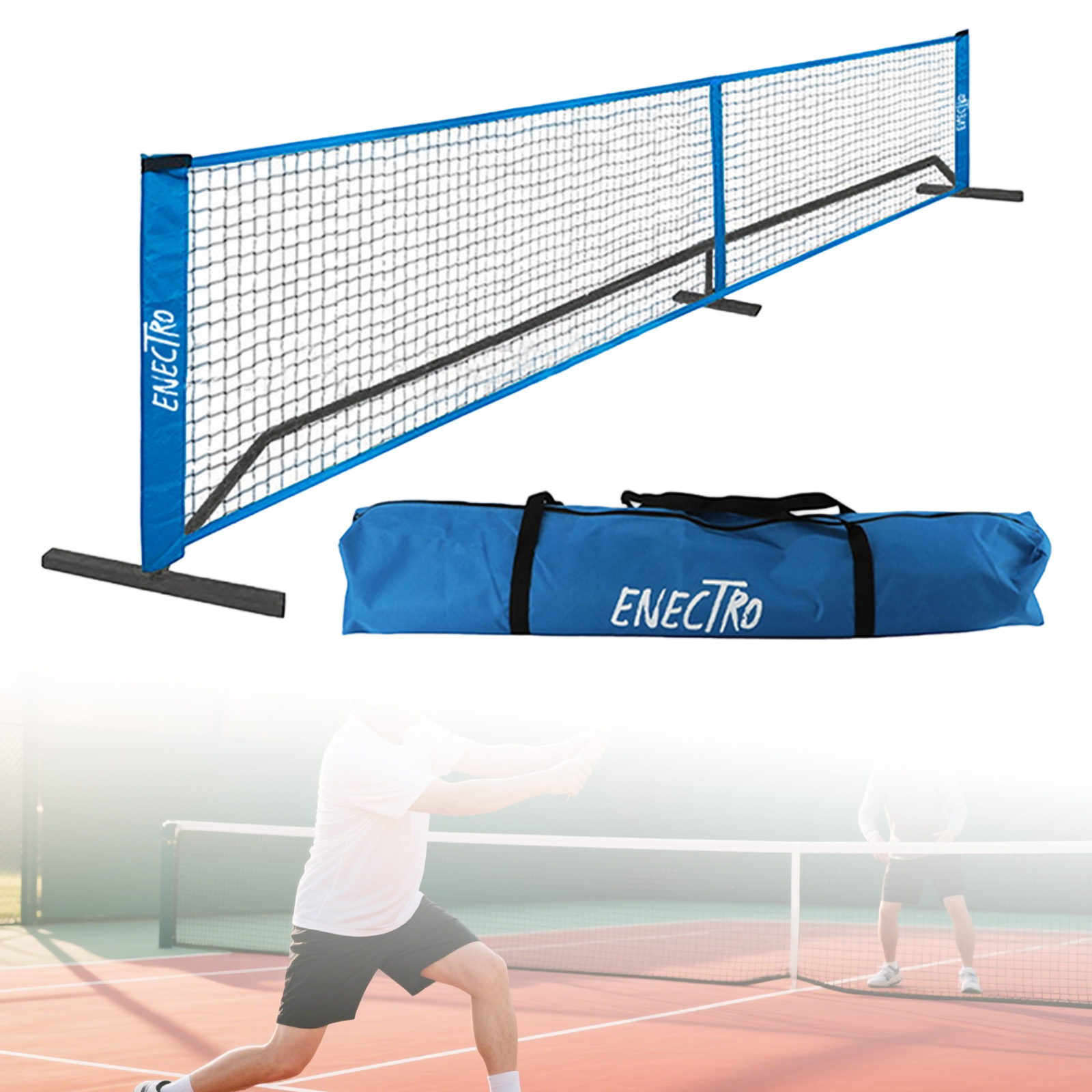 Tragbares Pickleball-Netz, 6,7 – Badminton League Bewertung und Preis